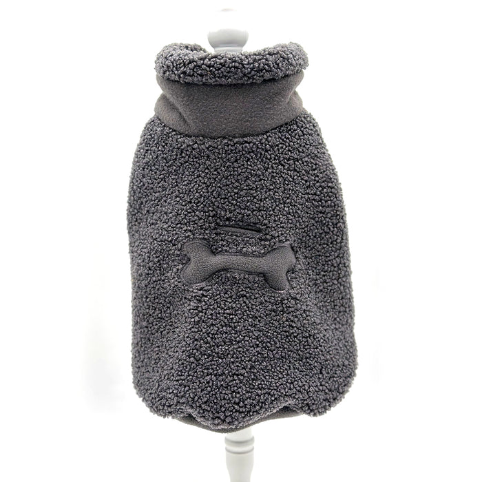 Cozy Sherpa Fleece Pullover - Smoke