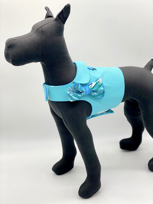 Tiffany Blue Vest with Removable Bow